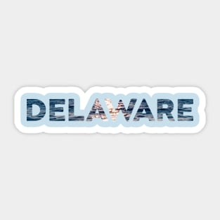 Delaware Waves Sticker